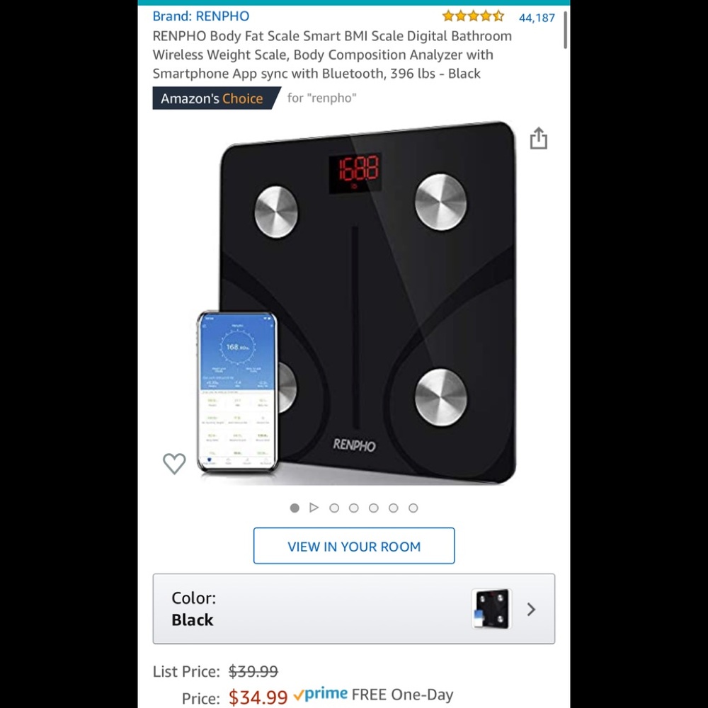 Renpho Wireless weight body scale